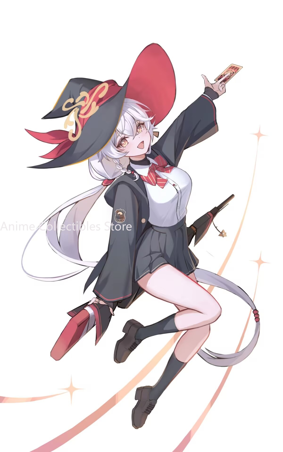 Event Support - アニメブルーアーカイブ白尾えりアクリルスタンドフィギュアデスクトップディスプレイプレートおもちゃ部屋の装飾誕生日プレゼント
