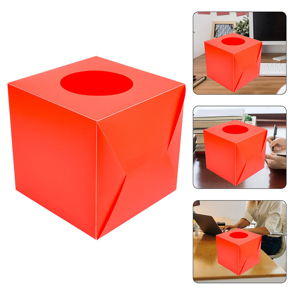 Event Party Box - 2個入り、持ち運び可能な多機能キューブ型宝くじ箱。オフィス、会議、パーティー、イベント、集まりなどでの抽選券や投票用紙の保管に最適。