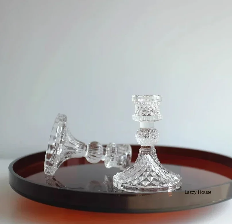 テーブル用クリスタルキャンドルホルダー、ディナーパーティー、 - Centerpiece Stick のレビューと価格