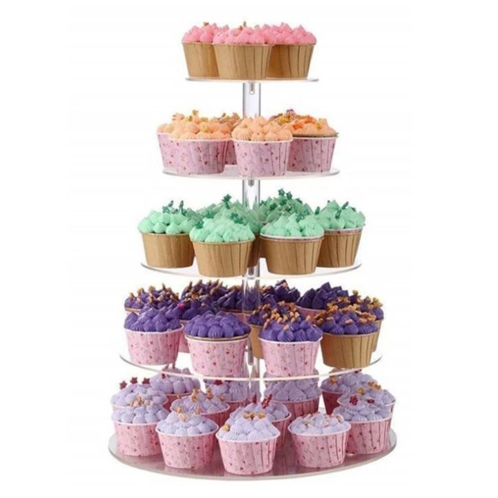 透明アクリルカップケーキスタンド、取り外し可能なデザイン、3 - Cupcake Stand Tier のレビューと価格
