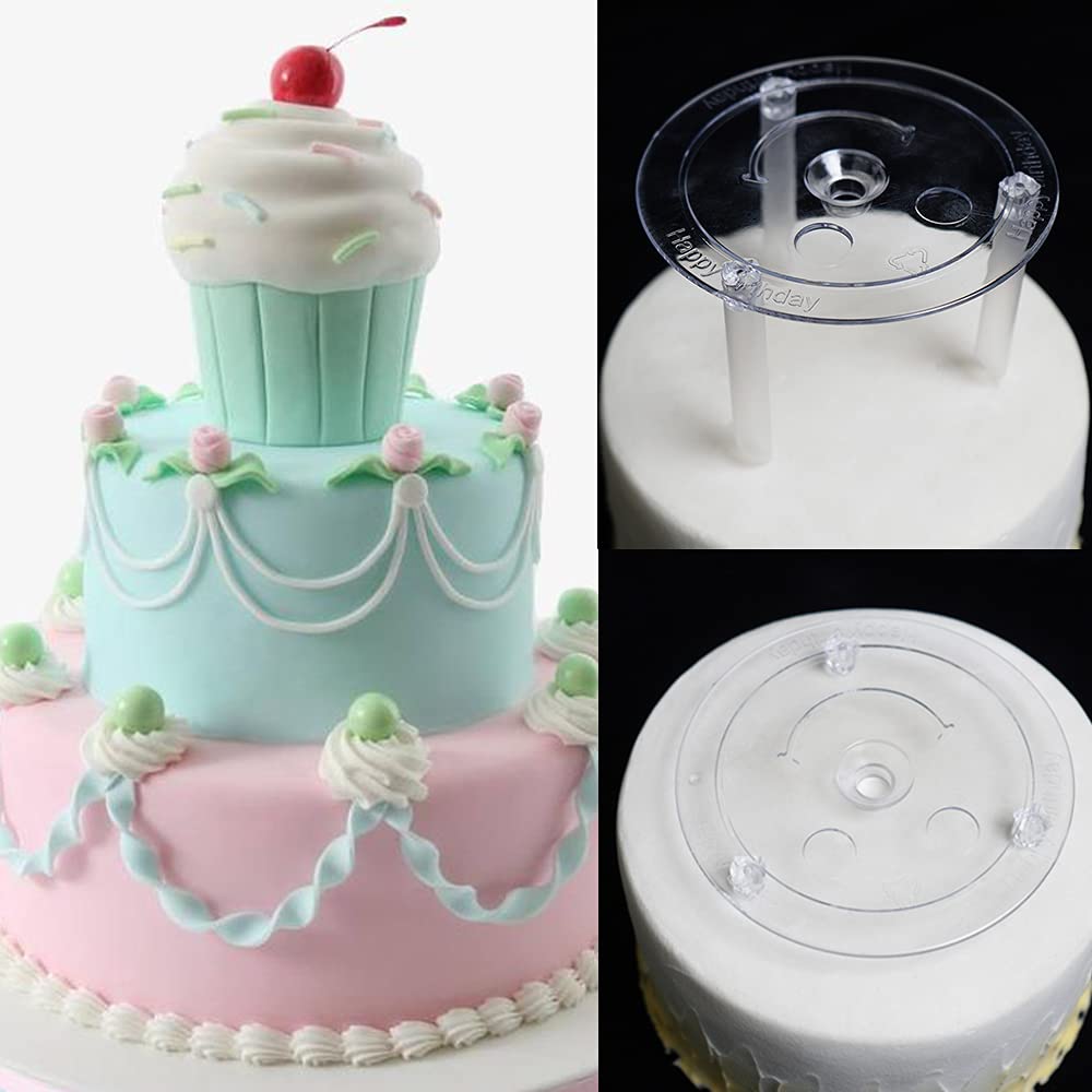 一時的なシールを備えた多層ケーキスタンド,ケーキのティアサポ - Cupcake Stand Tier のレビューと価格