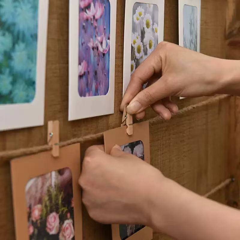 Runtowo 10 個の紙フレーム クリップ付き、DIY  - Photo Booth Frame のレビューと価格