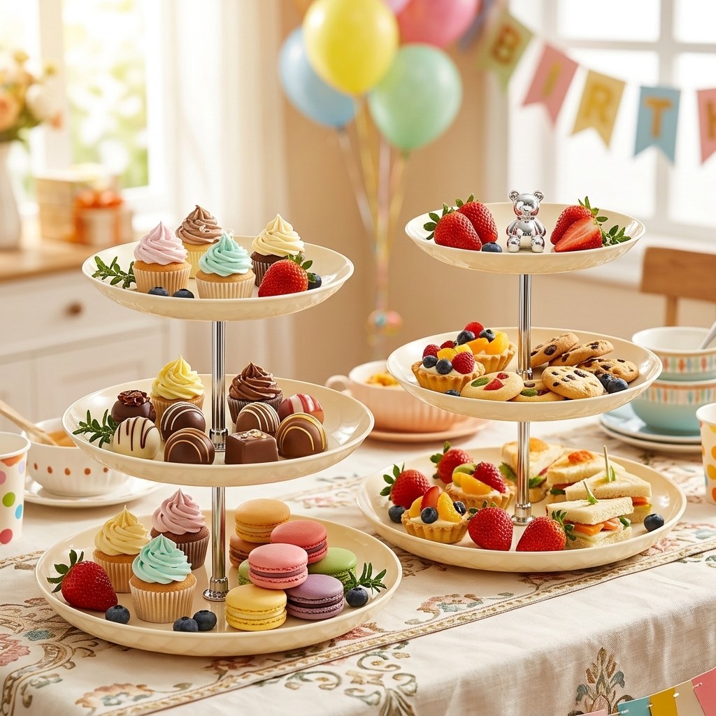 2/3段プラスチック製カップケーキスタンド デザートテーブル - Cupcake Stand Tier のレビューと価格