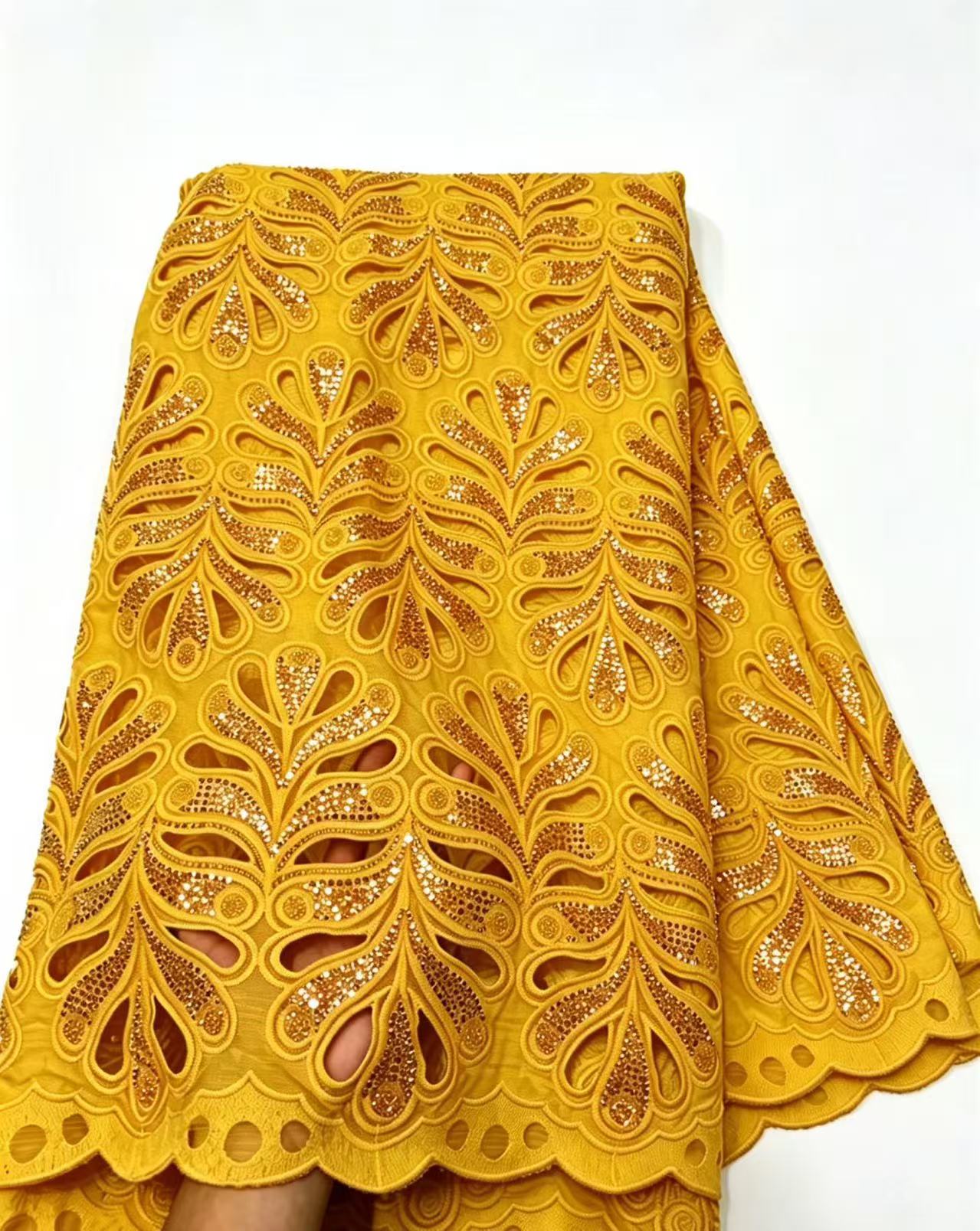卸売高品質2026年アフリカナイジェリア産ギピュール刺繍オー - Glitter Tablecloth のレビューと価格