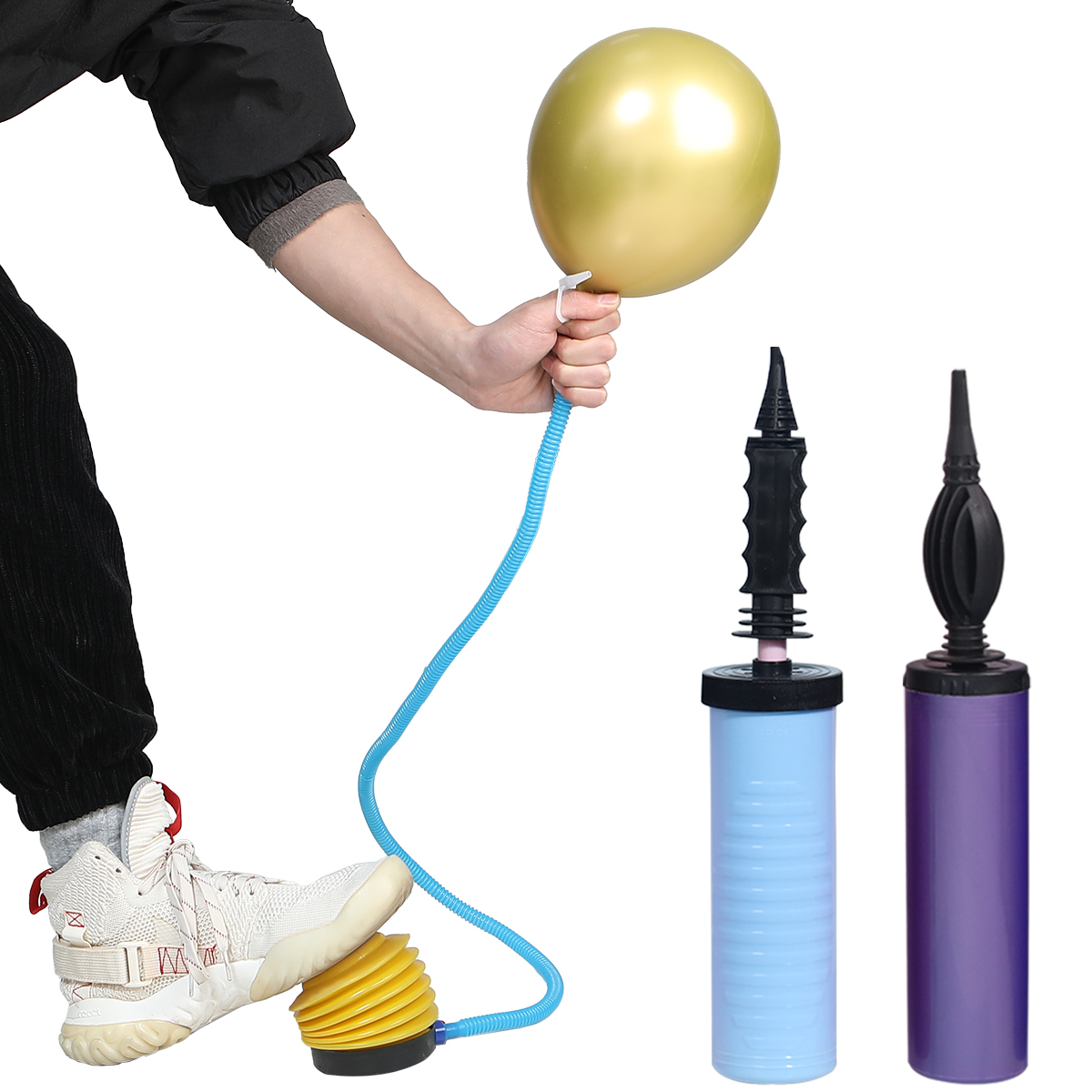 高品質バルーンポンプエアインフレータハンドプッシュポータブル - Balloon Pump Hand のレビューと価格