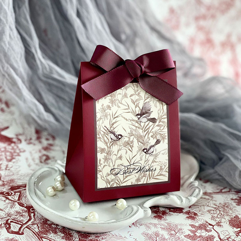 花鳥と森の結婚式のキャンディーボックス木製リング DIY 好 - Event Party Box のレビューと価格