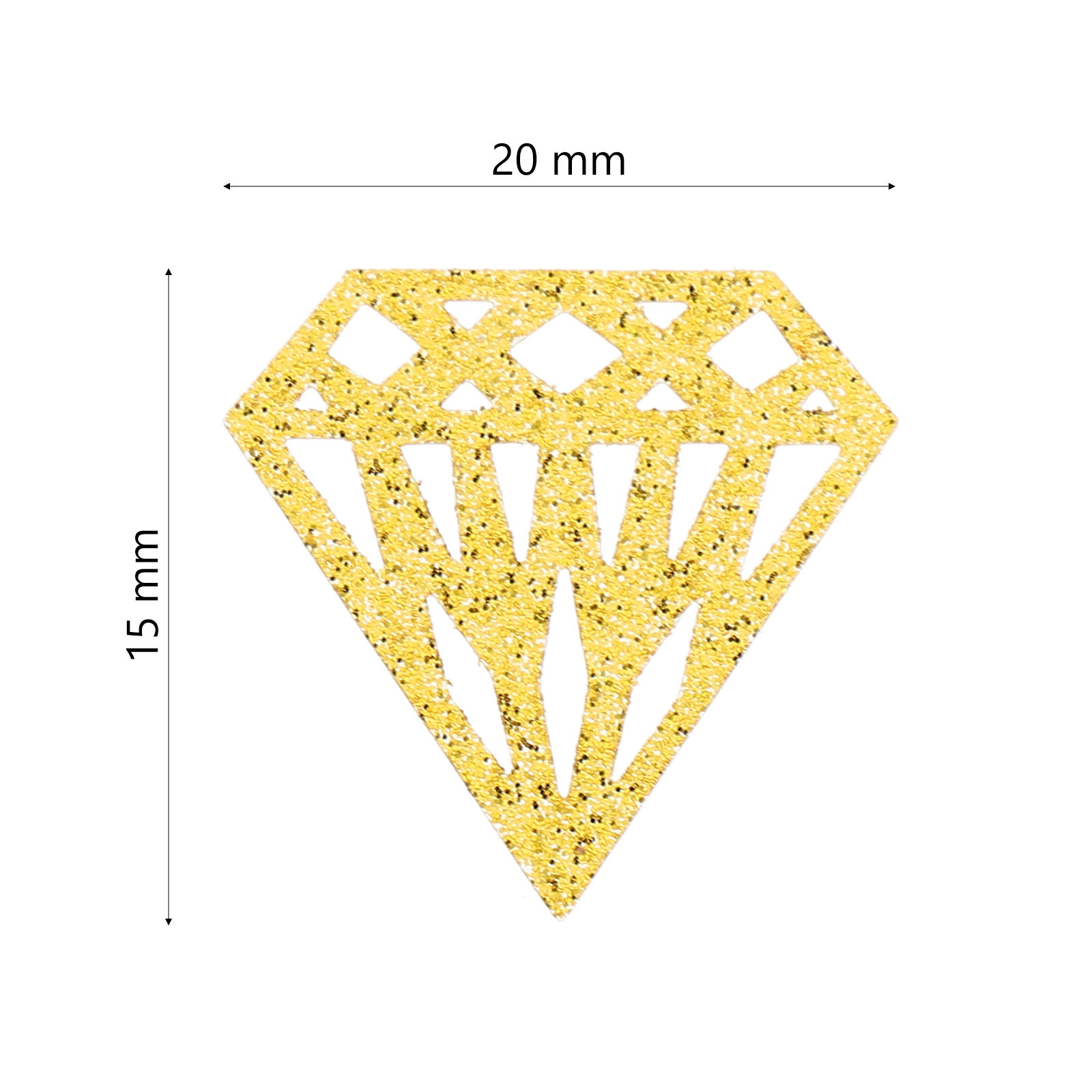 300個入り パーティー用紙吹雪、婚約指輪モチーフ、中空紙製 - Papercraft Supply Confetti のレビューと価格